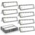 48 Pcs Tented Nameplates for Desk, 9″ x 3″ Composition Desk Name Tags