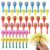 48 PCS Wooden Maracas, 4.5 in Multi Colored Wooden Maracas, Lightweight Noisemaker, Adult Party Favor, Family and Friends Prop, Mexican Theme, Birthday Carnival Musical Play