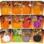 48 Sheets Pumpkin Face Stickers Kids Halloween Party Favors Crafts