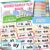 48 Word Family Build Book Spell Read and Rhyme Flip Activity Books Vocabulary Flashcards Kindergarten Sight Phonics Flashcard Learn to Read Activity Games for Kids Homeschool Supplies（Word Family)