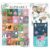 4 Alphabet, Map of United States, World Map, & Solar System Posters – Laminated ABC Charts for Toddlers Wall Decor, Greenery Posters for Kindergarten, Prek Classroom or Homeschool 11×17