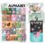 4 Alphabet, Map of United States, World Map, & Solar System Posters