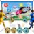 4 Balls Sticky Soccer Game Set, Soccer Toy Gift for Boys & Girls Ages 3-12, Indoor Outdoor Backyard Toss Game, Kids Birthday Present