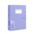 4 Copies -A4 Transparent Insert Loose-Leaf Folder Office Information Folder-Purple [A4]-30 Pages