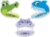 4E’s Novelty 3 Magnetic Math Signs Greater Than Less Than, Equal, Mathematic Symbols Cutouts, Animal Math Magnets for Classroom, Magnetic Math Animal Signs Fun, Mathematical Sign for Kids 4-6
