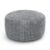 4FT Bean Bag Chairs for Adults, Large Memory Foam Beanbags with Machine-Washable Wide Stripe Plush Cover Bean Bag Chair for Living Room Bedroom Dorm Office (Grey)