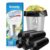 4 Gallon 100pcs Small Black Trash Bags Strong Black Garbage Bags, Bathroom Trash Can Bin Liners, Plastic Bags for Office Home Kitchen, Waste Basket Liner, Fit 12-15 Liter, 3-4 Gal（4G100-Black）