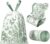 4 Gallon Small Trash Bags No-Tearing Drawstring 1.1 Mil Thick – 64 Count Small Garbage Bags Wormwood scent for Bathroom Kitchen Toilet Home Office and Bedroom (Green 64 Count)