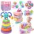 4 in 1 Baby Toys 12 Months,Sensory Educational Gift for Toddlers Aged 1-3