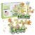 4 in 1 STEM Gear Toys for Kids Ages 3+, Educational Building Blocks, 71Pcs