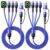 4 IN 2 Multi Charging Cable with 3 USB-C/iWatch Charger, Travel Essentials