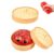 4 Inch Jumbo Rainbow Glitter Squishy Squeeze Toy with Steamer Box, Slow Rising Stress & Anxiety Relief Sensory Fidget Toy for Kids & Adults (Red)