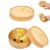 4 Inch Jumbo Rainbow Glitter Squishy Toy with Steamer Box, Slow Rising Stress Relief Fidget Squeeze Toy, Sparkly Sensory Anxiety Relief Toy for Kids Adults (Gold)