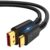 4K DisplayPort to Mini HDMI Cable 15FT, DP to Mini HDMI Male Video UHD 1440P/2K@120Hz,4K@60 CL3 DP to Mini HDMI Uni-Directional Cord for KYY,ARZOPA,VILVA,MNN, Portable Monitor