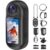 4K Mini Body Camera with Audio and Video Recording, Tiny Body Cam Action Camera with 1.5″ Screen, 6‑Axis EIS, WiFi + Bluetooth, Portable Clip On Wearable POV Camera for Motorcycle Helmet, Sports, Pet