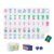 4 Layer American Mahjong Tile Set, Acrylic 160 Engraving Mahjong Game Tiles