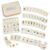 4 Layer Mahjong Game Set, 160 Pcs Acrylic American Mahjong Tile Set with Carrying Bag, Perfect for Travel Family Friend Club Game Nights & Parties(Ink Wash Painting)