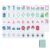 4 Layer Mahjong Tiles, 160 Pcs Acrylic American Mahjong Tiles Set, Four-Layer Engraved Acrylic Layered with Exquisite Carrying Bag, Lettering is Clear, Home Trips Social Game