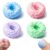 4 Mix Crunchy Squishy,Glitter Dumpling Squishy,Sand Squishys,Stress Ball, Noisy Ice Skin Balls, Portable Desktop Relief Toys for Office Desk, Relaxing Fidget Gift（Blue + Green + Purple + Pink）