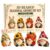 4 Pack 3D Beaded Gnome DIY Kit with Materials & Tools for Adults &