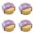 4 Pack Bun Dumplin Squishies Stress Balls with Steamer Box