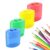 4Pack Dual‑Hole Handheld Pencil Sharpeners with Cover for Pencils