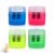 4 Pack Dual Hole Manual Pencil Sharpeners with Lid for Students School Office Home