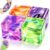 4pack Fidget Toys Squishy Stress Cube, Taba Squishy Kit Stress Cube,Swirl Stress Balls for Adults Squishies Stress Relief, Anxiety Stress Relief,Fidgets for Classroom Prize Toys
