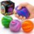 4 Pack Gradient Crystal Stress Balls – Ultra-Durable Squishy Fidget Toys for Kids & Adults – Stretchy Sensory Squeeze Balls for Anxiety, ADHD, Autism Relief – Non-Toxic Quiet Desk Toys, Party Favors