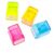 4‑Pack Handheld Pencil Sharpeners with Lid, Dual Holes Compact Sharpener for Colored Pencils, for Students, Classroom and Office Supplies，Square