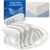 4 Pack No Clip Bed Sheet Holders, No Lift Mattress, Universal Fit White