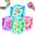 4 Pack Ocean Stress Cube Squishy Toys, Stress Relief Fidget Toys