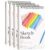 4 Pack Small Sketch Books, 5.5 x 8.5 Inch Mini Sketchbook, 68lb/100gsm Spiral Bound Small Sketch Pad, Acid Free Art Supplies Drawing Painting Sketchbook for Kids, Beginners, Artists & Graduation Gift
