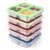 4 Pack Stainless Steel Snack Containers with Lids, Leakproof 4 Compartment Bento Lunch Boxes, Reusable Metal Meal Prep Food Storage Containers, Dishwasher Safe for Work, Travel, Picnic (5pack-A)