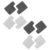 4 Pairs DIY Saline Power Magnesium Carbon Sheets Science Kit Parts