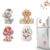 4Pcs 2D Acrylic Diamond Art Fridge Magnet Kit – Poodle Design DIY Art