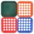 4pcs 4pcs Stackable Plastic Color Coded Coin Sorter Trays
