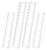 4 Pcs 6 Inch 8 Inch Ruler Clear, Transparent Ruler Set Dual Scale