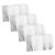 4pcs Adjustable A5 Book Cover Sleeve, PVC Waterproof Protector