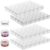 4 Pcs Bead Storage Containers Set, Rhinestone Art Storage Containers, Nail Charm Organizer with 96 Mini Boxes, Dustproof and Waterproof, for Travel and Crafts