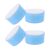 4pcs Blue Plastic Sponge Cup Finger Moisteners for Bills and Paper