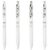 4Pcs/box Press gel pen Quick-drying black ink 0.5mm Cute cat theme