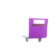 4PCS Chairback Buddy Pocket Chart Chair Pockets for Classrooms Seat Sacks Chair Back Storage Organizer with Storage Pocket(Purple)