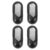 4pcs Charcoal Pencil Sharpener Sandpaper Sketch Board Clip Dual Use