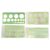 4Pcs Clear Geometric Stencils Multifunctional Circlular and Oval Drawing Templates Ruler for Architects Students Shape Templates