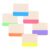 4pcs Colorful Sticky Labels for Notebooks and Presentations, Plastic