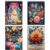 4Pcs Coloring Books for Adults Relaxation Coloring Book for Women Spiral Bound Printed On One Side