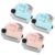 4pcs Compact Math Roller Stamp for Lovely Plastic Learning Accessory