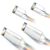 4PCS Crystal Triangular Prisms 2″ /4″ Light Clear Triple Prism Optics Kits