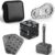 4PCS Fidget Spinner Toy Pack, Finger Chain Fidget Cube Cool Hammer Figette Spin Gyro Sensory Focus Gyro Desk Toy for Adults Teens